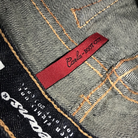 Vintage 90s Guess Carla Stretch Denim Jeans - Picture 4 of 5